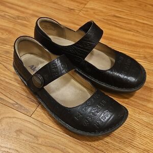 Alegria Black Mary Jane Shoes Size 40 Size 9